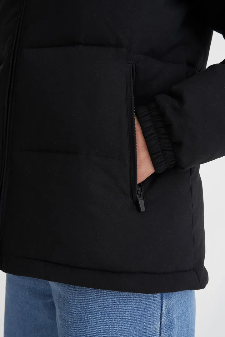 WMNS HUFFER PUFFER JKT BLACK