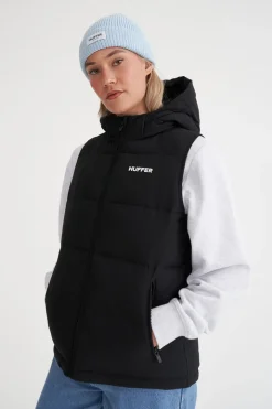 WMNS HUFFER PUFFER VEST BLACK