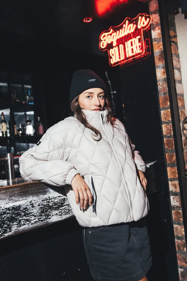 WMNS QUILTED LOFT JACKET MOONROCK