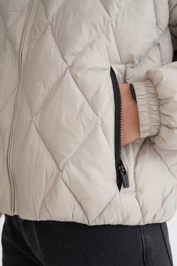WMNS QUILTED LOFT JACKET MOONROCK
