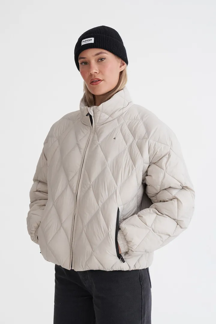 WMNS QUILTED LOFT JACKET MOONROCK