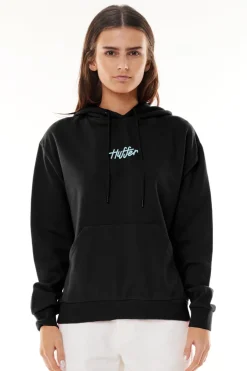 WMNS SLOUCH HOOD/CREAM BLACK