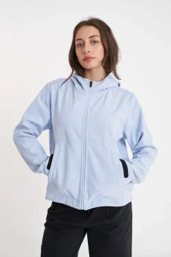 WMNS SOFTSHELL JKT MIST BLUE