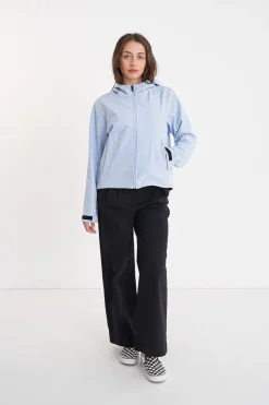 WMNS SOFTSHELL JKT MIST BLUE