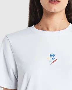 WMNS STELLA TEE/BLOOMING WHITE