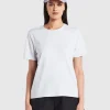 WMNS STELLA TEE/DAZED EMB SILVERMARLE