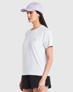 WMNS STELLA TEE/DAZED EMB SILVERMARLE