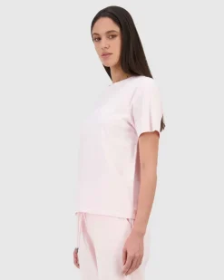 WMNS STELLA TEE/DROP OUT MALLOW