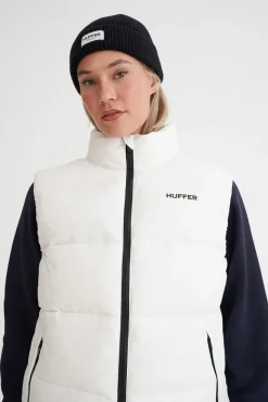 WMNS STREET PUFFER VEST WHITE