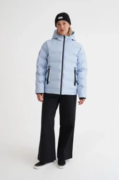 WMNS SUPERDOWN JKT MIST BLUE