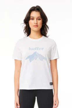 WMNS TECH TEE/SOUTHERN ALPS WHITE