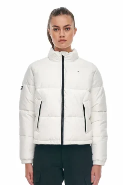 WMNS TRACK PUFFER JKT WHITE