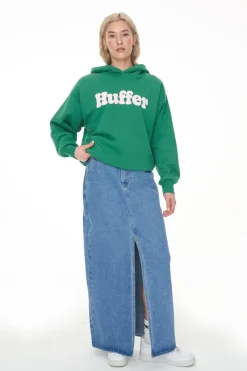 WMNS WEEKEND HOOD/GARF PALM GREEN