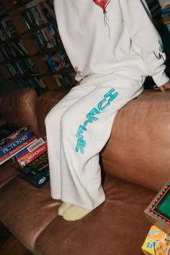 WMNS WIDE TRACKPANT/SCORE CHALK