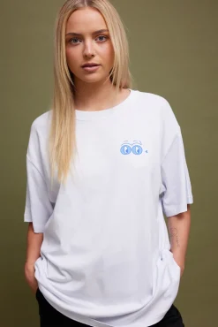 WMNS XXL TEE/LIVELY WHITE
